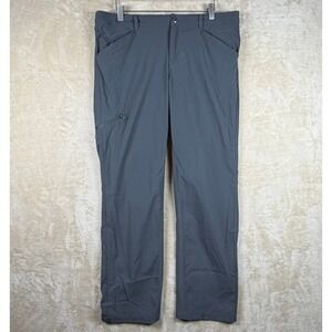 Patagonia Womens Size 14 Quandary Hiking Pants Gray Straight Leg Gorpcore